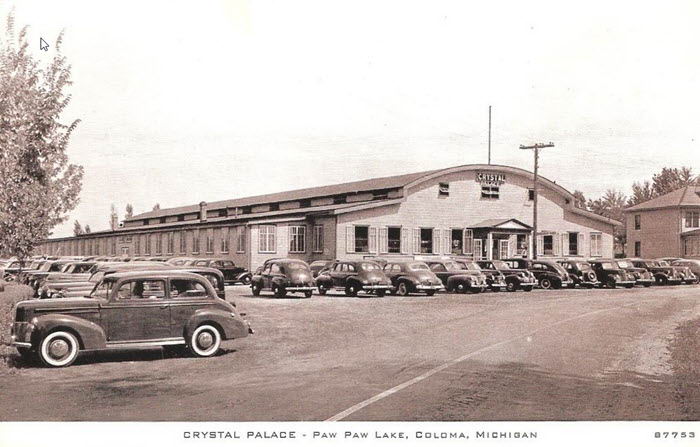 Crystal Palace Ballroom at Paw Paw Lake - Old Photo